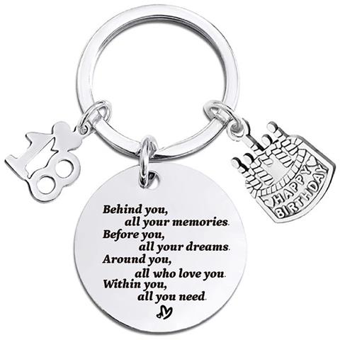 Portachiavi In Argento Regalo Personalizzato Per Anniversari E Compleanni Model 3 - Foto 1