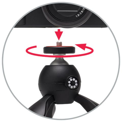 JB01871-BWW treppiede Fotocamere digitali /film 3 gamba /gambe Nero - Foto 2