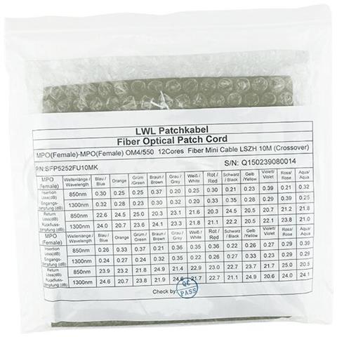 SFP5252FU2MKB cavo InfiniBand e in fibra ottica 2 m MPO Magenta - Foto 7