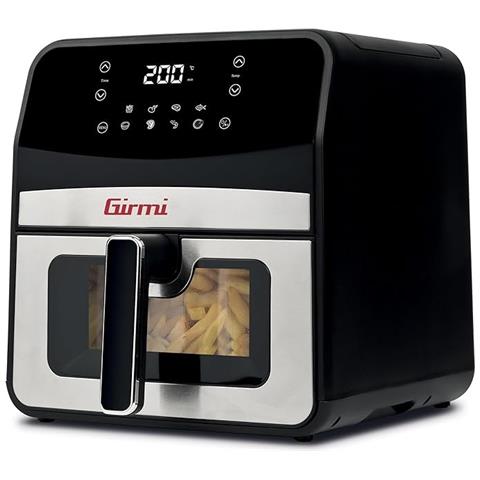 Fg85 Friggitrice Ad Aria Con Finestra ""ecofrit 6,5l"", 8 Programmi, 1700 W, Display Digitale, Luce Interna, Vassoio Antiaderente, Ricettario Incluso - Foto 1