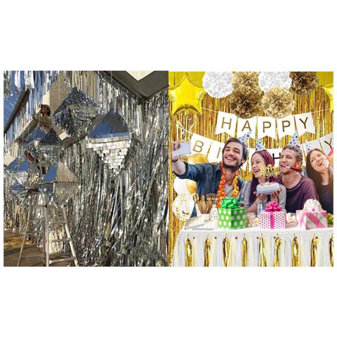 Tenda A Pioggia Arcobaleno, Decorazione Per Feste Blue M - Foto 6