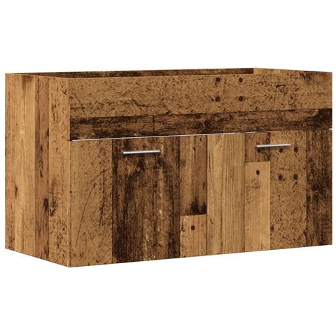 Mobile Lavabo Bagno Legno Antico 90x38,5x46 Cm Multistrato - Foto 2