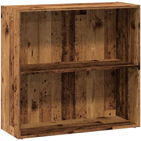 Libreria Legno Antico 80x30x77 Cm In Legno Multistrato - Foto 2