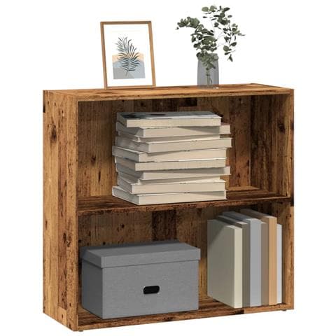 Libreria Legno Antico 80x30x77 Cm In Legno Multistrato - Foto 1
