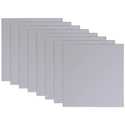 Piastrelle In Vetro A Specchio Senza Cornice 16 Pz 20,5 Cm - Foto 2