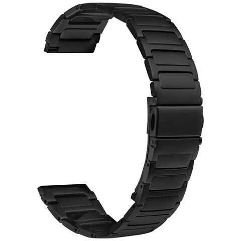 Cinturino Per Orologio Fitbit Versa 2/lite - Acciaio Inossidabile Black - Foto 1