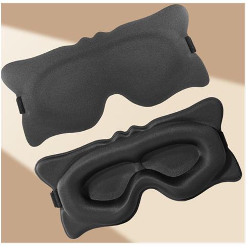 Mascherina Per Dormire Sagomata 3d - Blocco Luce Definitivo Black - Foto 2