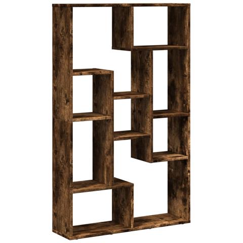 Libreria Rovere Fumo 72x20x120 cm in Truciolato - Foto 1