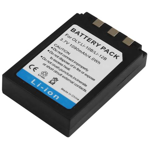 Per Olympus Li-10b Li-12b Fotocamera Li-ion 3.7v 1090mah 4.0wh - Foto 1