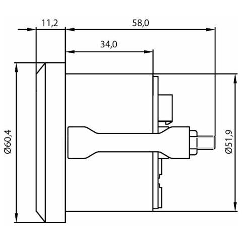 Manometro Olio Motore Analogico 0-8bar 12v - Foto 2