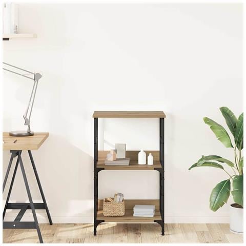 Libreria Rovere Artigianale 50x33x82 cm Legno Multistrato - Foto 2