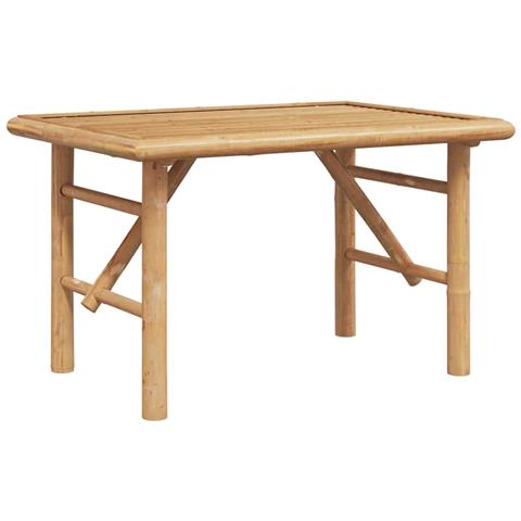 Tavolino da salotto Marrone 70 x 40 x 36 cm Bambù - Foto 1