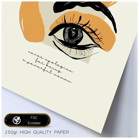 Set Di 6 Stampe Stampe Artistiche In Stile Schizzo Con Inchiostro Nero Per L'interior Design A3 & A4 Senza Cornice - Foto 2