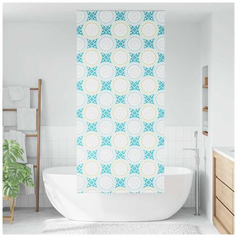 Tenda a Rullo Doccia 100x240 cm Larghezza Tessuto 96 cm - Foto 2