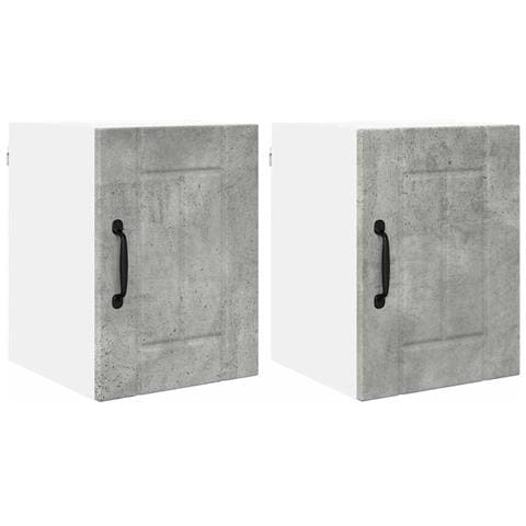 Mobile da cucina 2 pcs Grigio cemento 30 x 31 x 40 cm - Foto 1