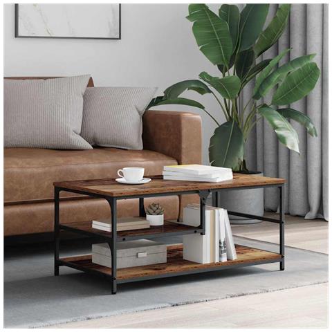 Tavolino da salotto Legno vecchio 90 x 49 x 40 cm - Foto 2