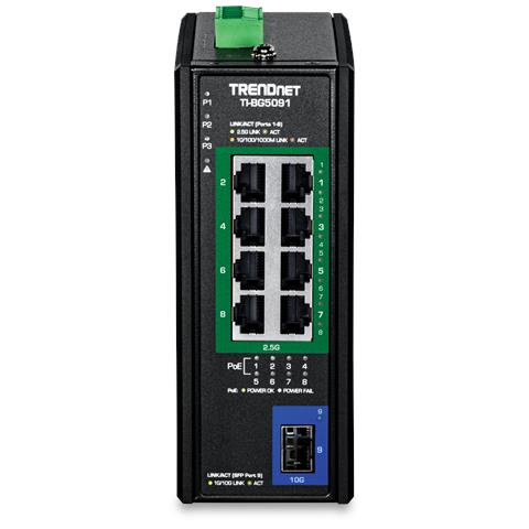 TI-BG5091 switch di rete Non gestito 2.5G Ethernet (100/1000/2500) Supporto Power over Ethernet (PoE) Nero - Foto 5