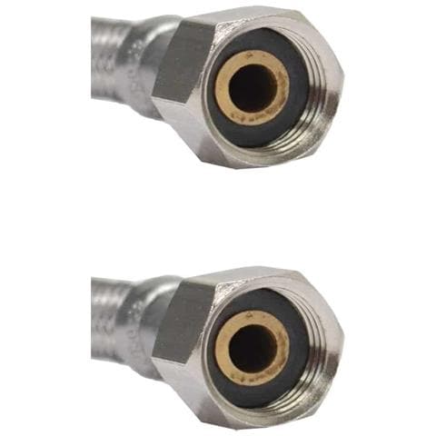 Tubo Flessibile In Acciaio Inox  3/8   1500mm  Dn8  Per Acqua Potabile - Foto 1