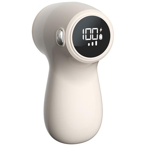 Levapelucchi Ricaricabile Con Display Digitale - Portatile Con Lame Flottanti Beige - Foto 7