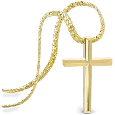 Collana Da Uomo Premium [loyal] | Acciaio Inossidabile | Catena Robusta | Chiusura Sicura | Oro | 50 Cm | Include Astuccio Per Gioielli - Foto 1