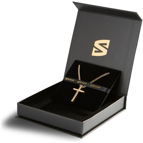 Collana Da Uomo Premium [loyal] | Acciaio Inossidabile | Catena Robusta | Chiusura Sicura | Oro | 50 Cm | Include Astuccio Per Gioielli - Foto 2
