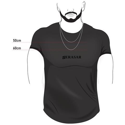 Collana Da Uomo Premium [loyal] | Acciaio Inossidabile | Catena Robusta | Chiusura Sicura | Oro | 50 Cm | Include Astuccio Per Gioielli - Foto 6