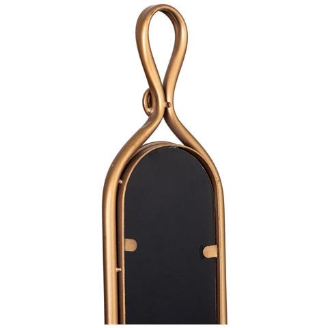 Applique Da Parete In Metallo Anticato Oro 26x13x62h Cm - Foto 7