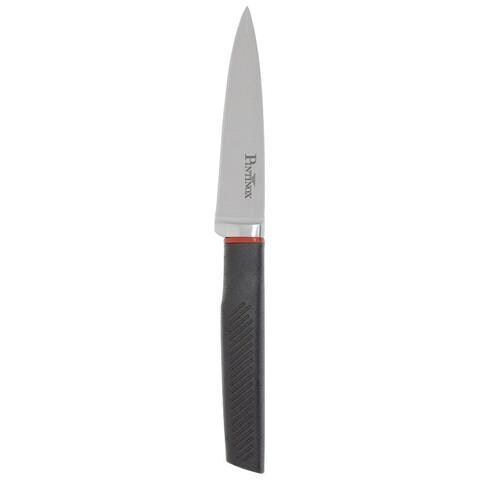 Coltello Spelucchino Professionale Living - Lama da 9 cm in Acciaio Inox Forgiato - Manico Antiscivolo Design Rosso - Ideale per Pelare, Incidere e Lavori di Precisione - per Uso Domestico e Professionale - Made in Italy - Foto 1
