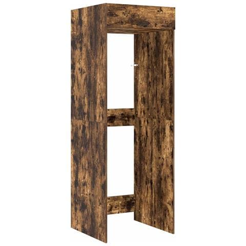 Mobiletto per lavatrice Rovere fumé 67,5 x 68 x 200 cm - Foto 1