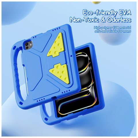 Cover per iPad Air (2020) - Blu, Antiurto, Con Soporte - Foto 4