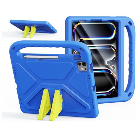 Cover per iPad Air (2020) - Blu, Antiurto, Con Soporte - Foto 1