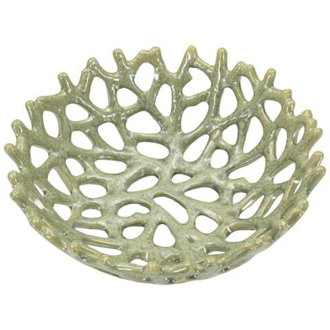 Vassoio Vkh858-verde-ceramica-35x35x13 Cm - Foto 2