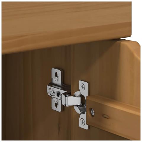 Mobile con Ruote con ruota Marrone miele 63,5 x 39 x 65,5 cm - Foto 9