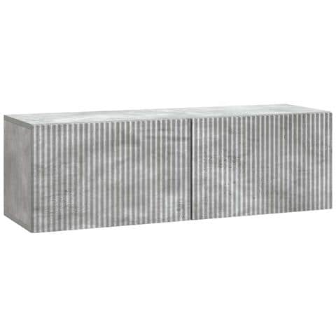 Mobile Porta TV da Muro Grigio Cemento 98 x 31 x 30 cm - Foto 1