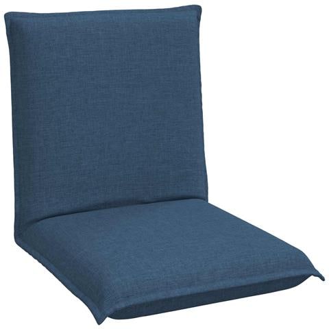 Sedia a pavimento regolabile Blu Tessuto - Foto 1