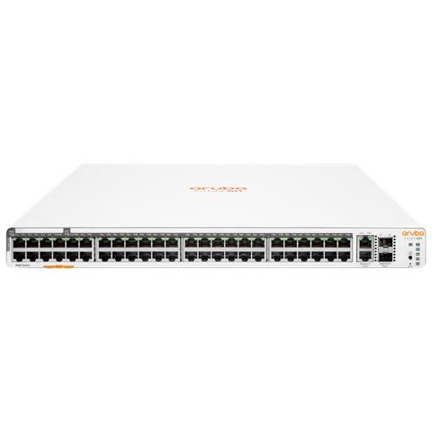 Aruba Networking Instant On 1960 48G 40p Class4 8p Class6 PoE 2XGT 2SFP+ 600W Gestito L2+ Gigabit Ethernet (10/100/1000) Supporto Power over Ethernet (PoE) 1U Bianco - Foto 1
