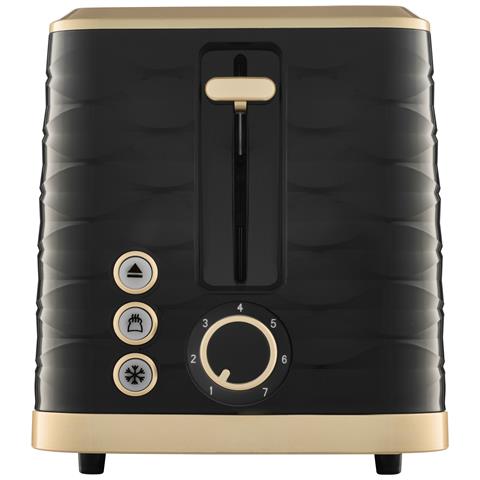 STS 7501BK tostapane 7 2 fetta /e 930 W Nero, Oro - Foto 2