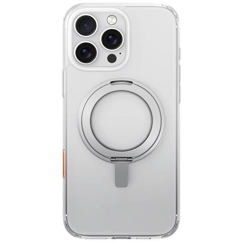Uniq Swivix 360° Custodia Girevole Con Supporto Per Iphone 16 Pro - Trasparente - Foto 2