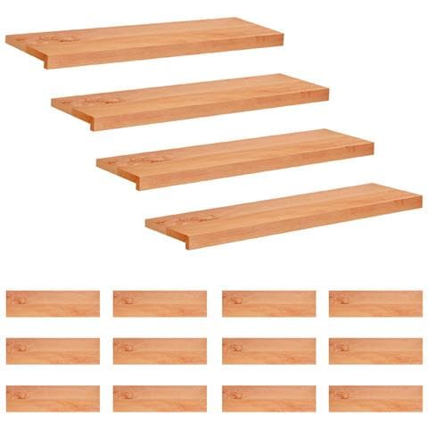 Tappeti per scale 16 pz 90 x 25 x 2 cm Vernice - Foto 1
