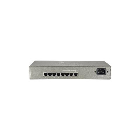 Ethernet Switch FEP-0812 8 Porte - 4 x POE+ - 4 x RJ-45 - 10/100Base-TX - PoE Ports - Rack-Montabile, Desktop - Foto 4