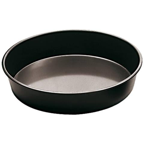 Teglia Tonda Da Forno In Ferro Blu, diametro 28 Cm Altezza 3,5 Cm. - Foto 2