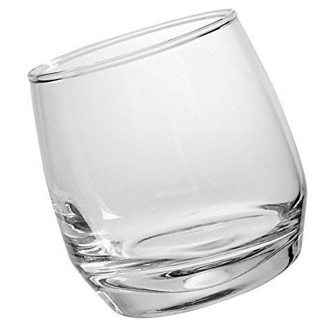 Set 6 Bicchieri Da Whisky Basculanti In Vetro, Cl 20 - Foto 1