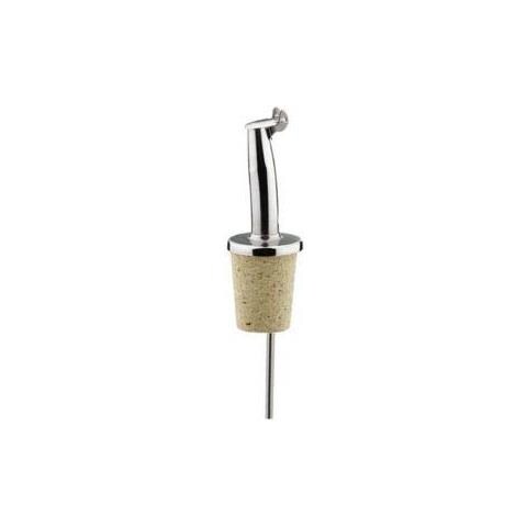 Tappo Dosatore Con Coperchietto Per Olio E Aceto - Acciaio Inox E Sughero - Foto 1