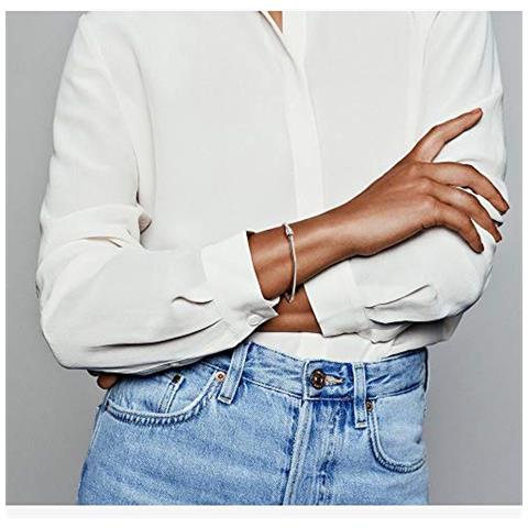 Bracciale A Maglia Serpente Con Chiusura A Cilindro E Argento, Colore: Argento, Cod. 598816c00-21 - Foto 2