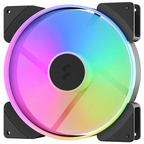 Prisma Al-18 Pwm Case Per Computer Ventilatore 18 Cm Nero, Bianco 1 Pz - Foto 2