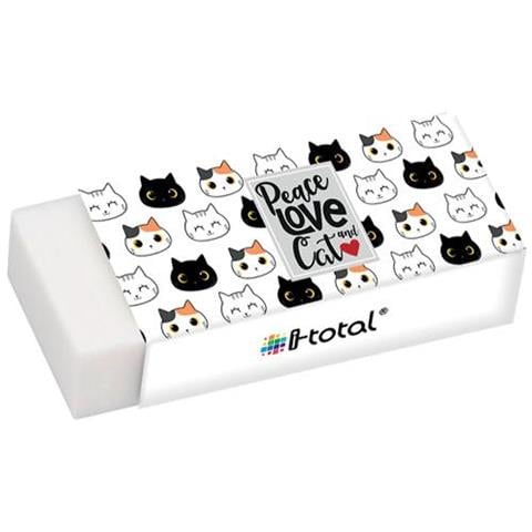 Gomma Da Cancellare Cat Junior Gomma Bianca / nera 3 Pezzi - Foto 1