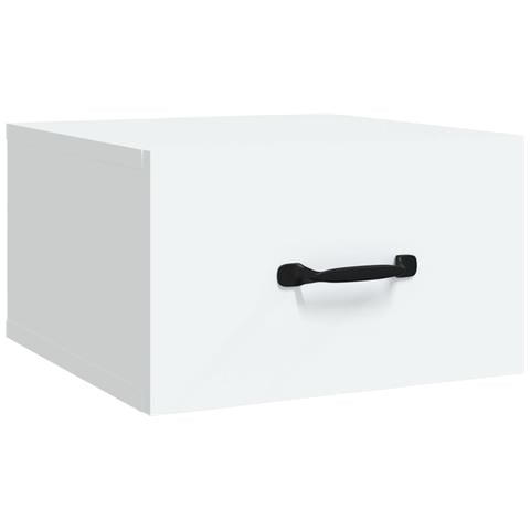 Comodini A Muro 2 Pz Bianchi 35x35x20 Cm - Foto 2