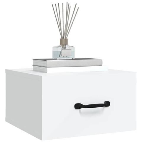 Comodini A Muro 2 Pz Bianchi 35x35x20 Cm - Foto 9