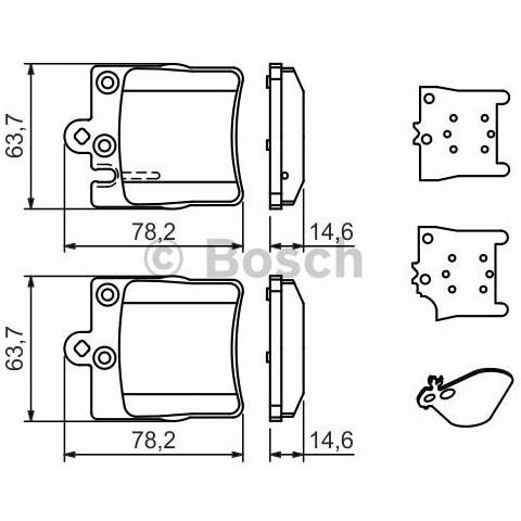 Kit Pastiglie Freno 986494022 - Foto 1