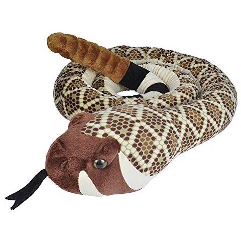 Serpenti Della Repubblica Selvaggia, Peluche Super Jumbo Western Diamondback Snake, Animale Farcito Gigante, Peluche, Regali Per Bambini, 113 - Foto 1
